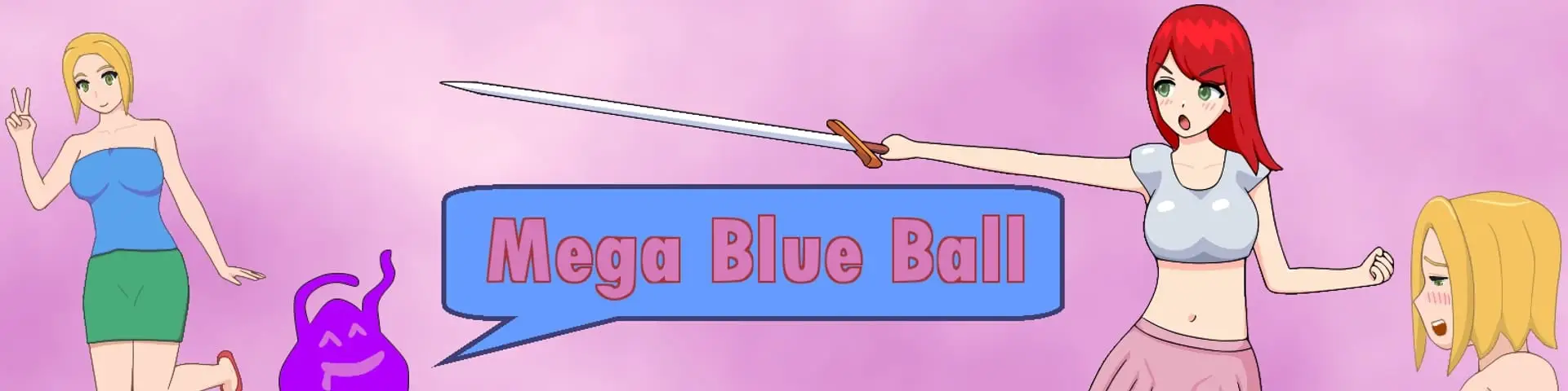 Mega Blue Ball banner